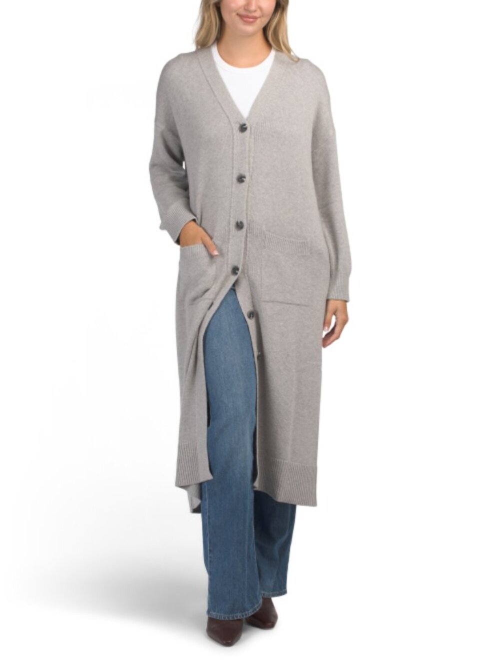 525 AMERICA Wool Blend Duster Cardigan